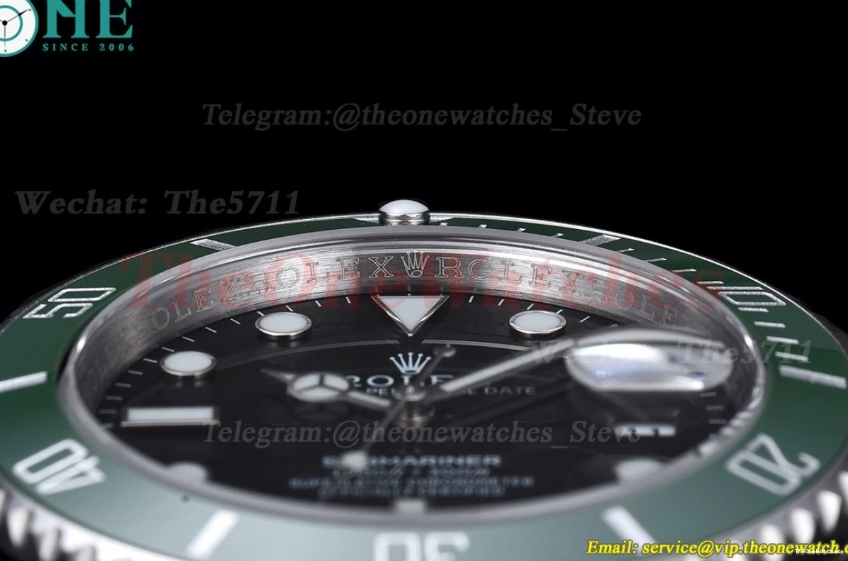 Black 41mm GDF Submariner SS MY8215 SS 126610LV 1224